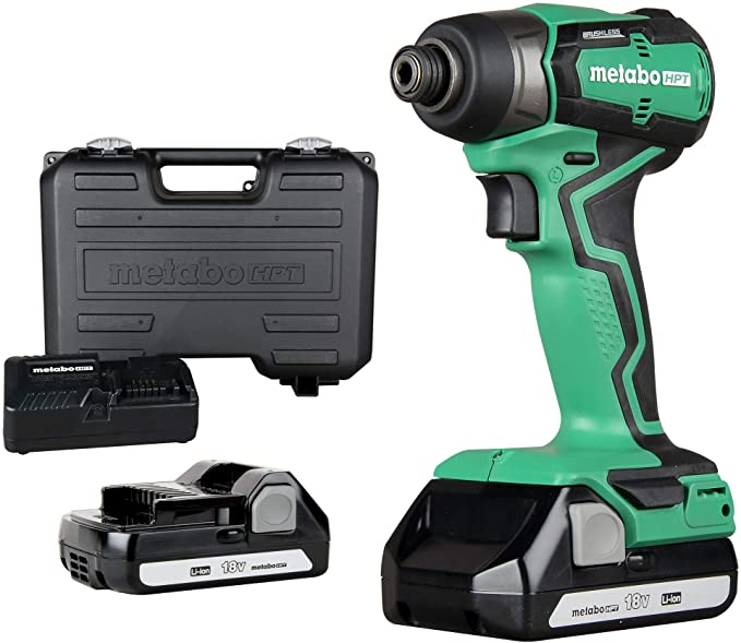 Buy Metabo HPT Cordless 18V Impact Driver | Sub-Compact | Brushless Motor | Lithium-Ion Batteries | Lifetime Tool Warranty | WH18DDX Metabo HPT Cordless 18V Impact Driver | Sub-Compact | Brushless Motor | Lithium-Ion Batteries 