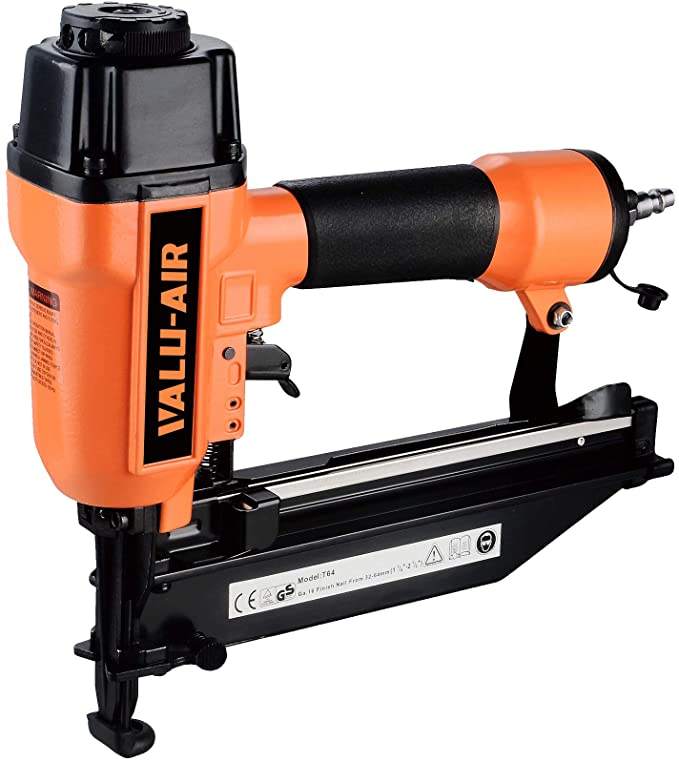 Buy Valu-Air T64C Finish Nailer, 7/8-Inch to 2-1/2-Inch, 16 Gauge, with Carrying Case 