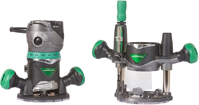 Buy Metabo HPT Router Kit | Fixed/Plunge Base | Variable Speed | 11 Amp Motor | 2-and-a-quarter Peak HP | KM12VC 