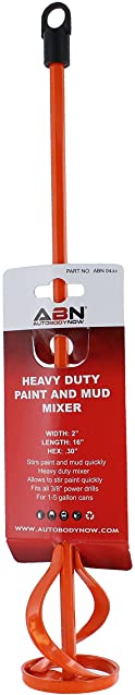 Buy ABN Paint, Compound, Sealer, and Cement Mixer for 1-5 Gallon Buckets 3/8in Drive 16.5in long ABN Paint, Compound, Sealer, and Cement Mixer for 1-5 Gallon Buckets 3/8in Drive 16.5in long 