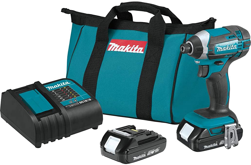 Buy Makita 18V LXT Lithium-Ion Compact Cordless Impact Driver Kit XDT11SY (1.5Ah)  