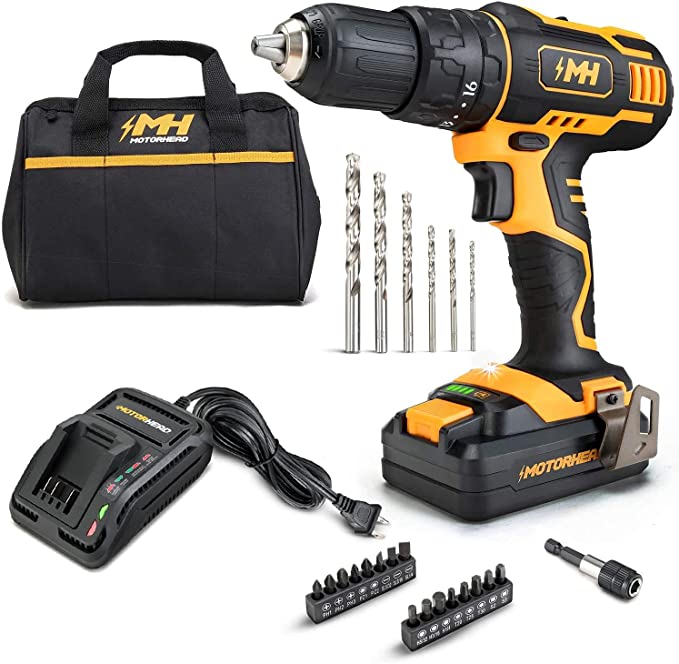 Buy MOTORHEAD 20V ULTRA Cordless Drill Driver, Lithium-Ion, 12