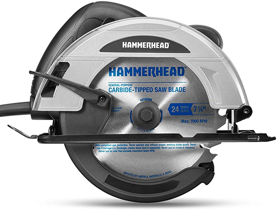 Buy HACS120 – Hammerhead 12-Amp 7-1/4 Inch Circular Saw with Saw Blade 