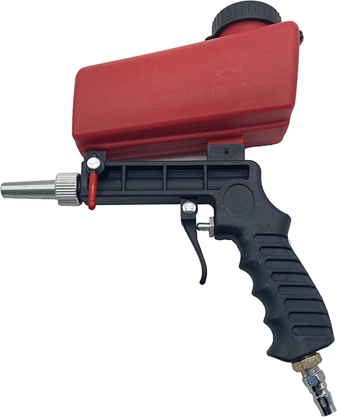 Buy Sandblasting Gun Portable Sandblaster Gun Kit,Gravity Blasting Tool,Used for Most Sandblasting Projects to Remove Paint, Stains, Rust, and Clean Surfaces 