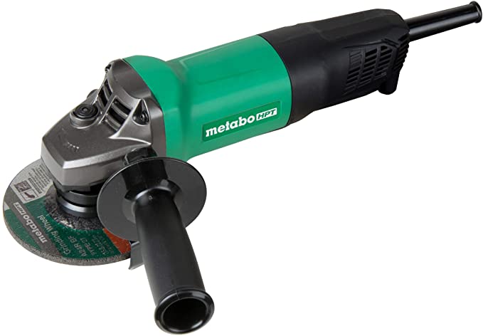 Buy Metabo HPT 4-1/2-Inch Angle Grinder | 7.9 Amp | Smallest Grip Circumference in Class | 900W Input Motor | Lightweight | Dual-position Handle (G12SQ2)  