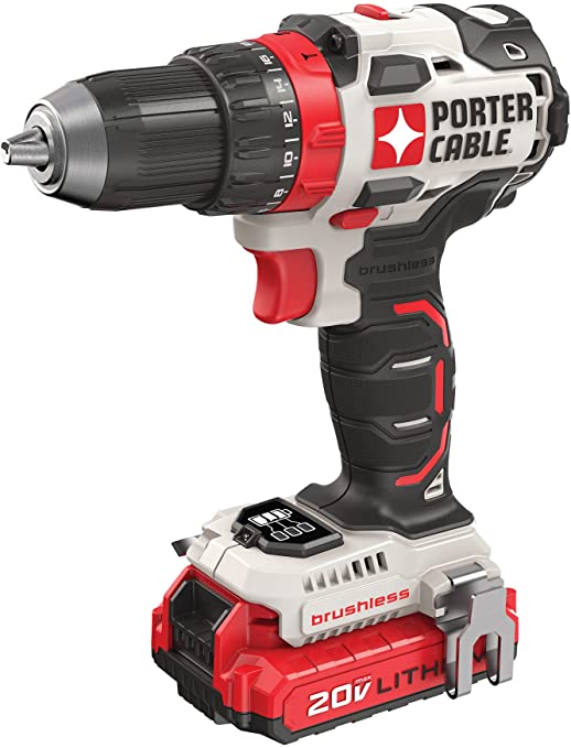 Buy 1/2-Inch PORTER-CABLE 20V MAX Cordless Drill/Driver Kit (PCCK607LB)  