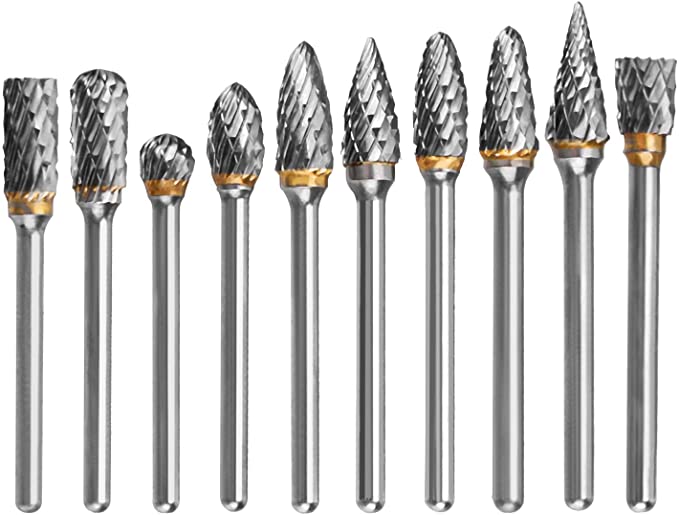 Buy HQMaster Tungsten Carbide Rotary Burr Bits 1/8