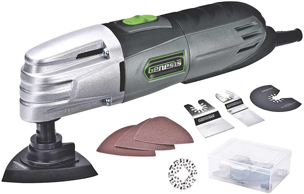 Buy GMT15A 1.6 Amp Multi-Purpose Oscillating Tool with Storage Box and 19-Piece Universal Hook-And-Loop Accessory Kit 