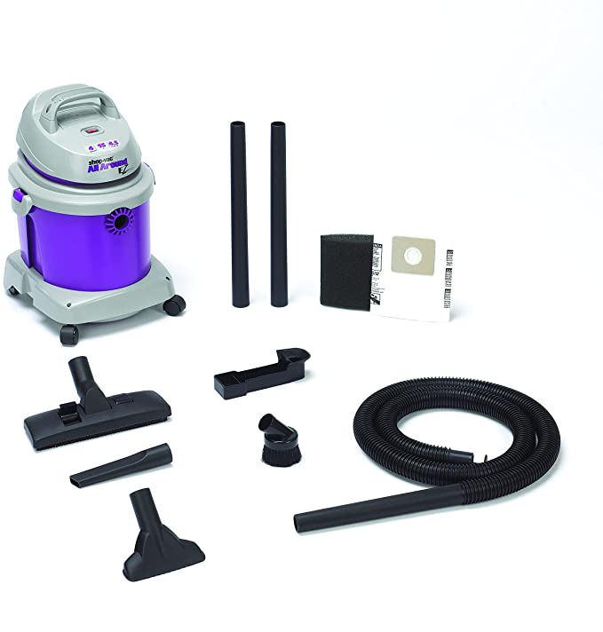 Buy Shop-Vac 5895400 4-Gallon Grape/Gray AllAround EZ Series Wet/Dry Vacuum, 4.5-Peak Horsepower 