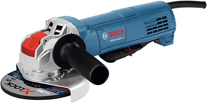 Buy GWX10-45PE 4-1/2 in. X-LOCK Ergonomic Angle Grinder with Paddle Switch from Bosch 