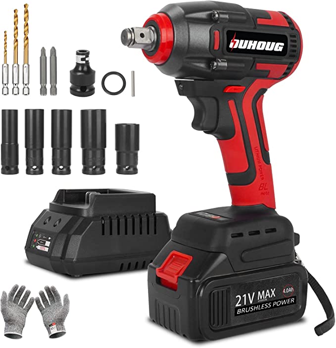 Buy Power Impact Wrenches Torque 300 ft-lbs/400N.m, 3200RPM Variable Speed and Drill/Screws 