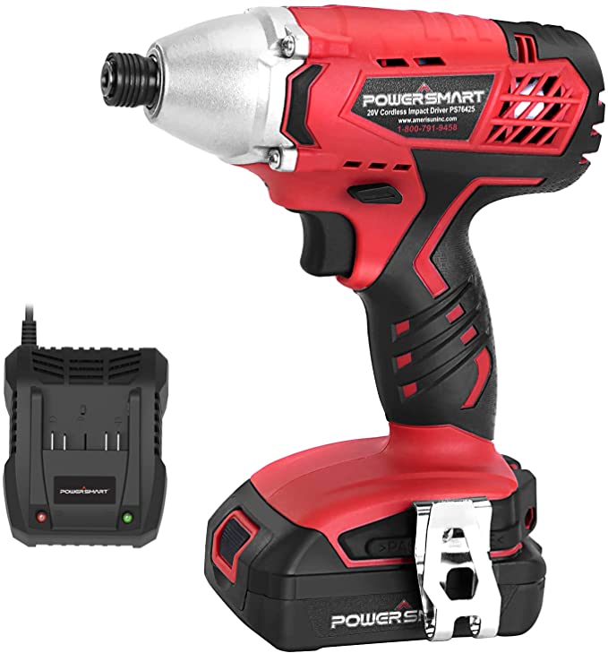 Buy PS76425A PowerSmart 20V Cordless Impact Driver, 1/4