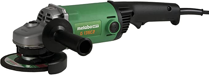 Buy 5-Inch, 11-Amp, Non-Locking Trigger Switch Metabo HPT Angle Grinder (G13SC2Q9)  