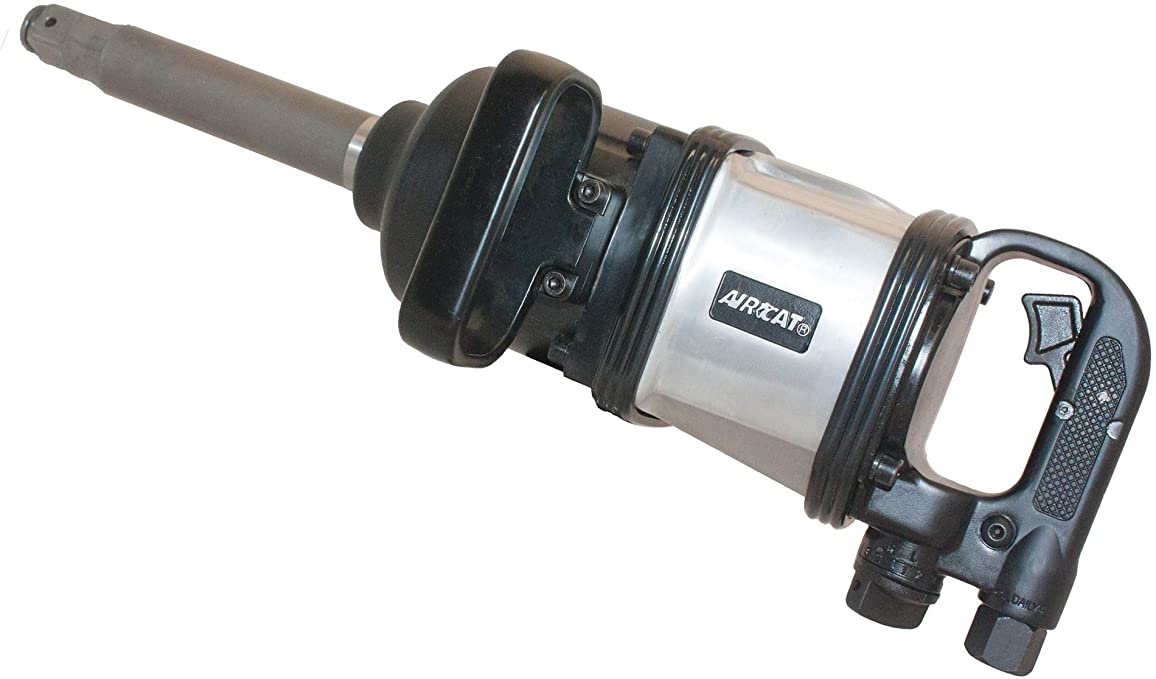 Buy 2,500 ft-lbs AIRCAT 1994 1-Inch Super Duty Straight Impact Wrench with 8-Inch Extended Anvil 