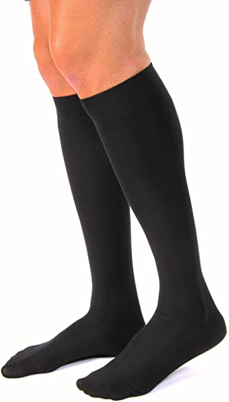 Buy JOBST 113135 for Men Casual Knee High Compression Socks, 30-40 mmHg, Closed Toe, X-Large, Black 