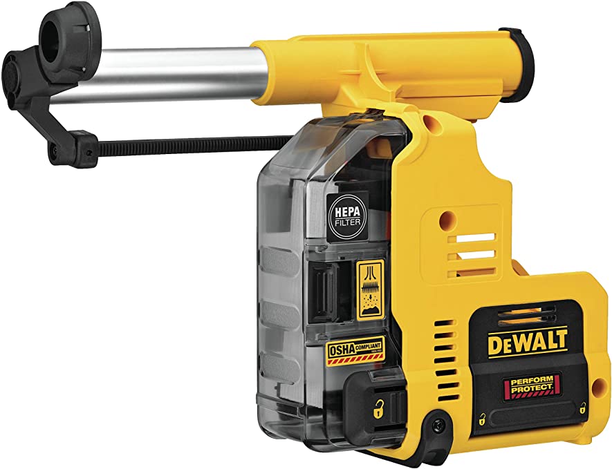 Buy DEWALT Dust Extractor for 1-Inch SDS Plus Hammers with Onboard Rotary Hammer (DWH303DH)  