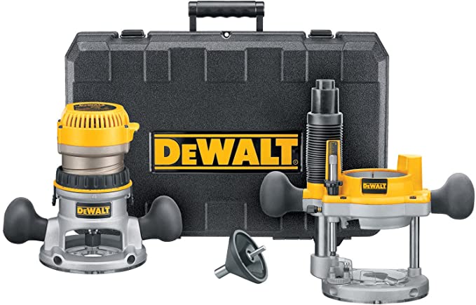 Buy DEWALT Router, 11-Amp, 1-3/4 HP, Fixed/Plunge Base Combo Kit (DW616PK)  