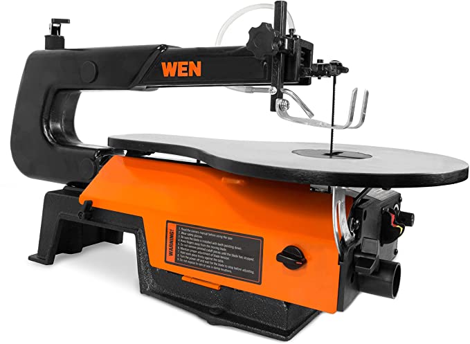 Buy WEN 3922 16-inch Variable-Speed Scroll Saw with Blade Changes in Easy Reach 