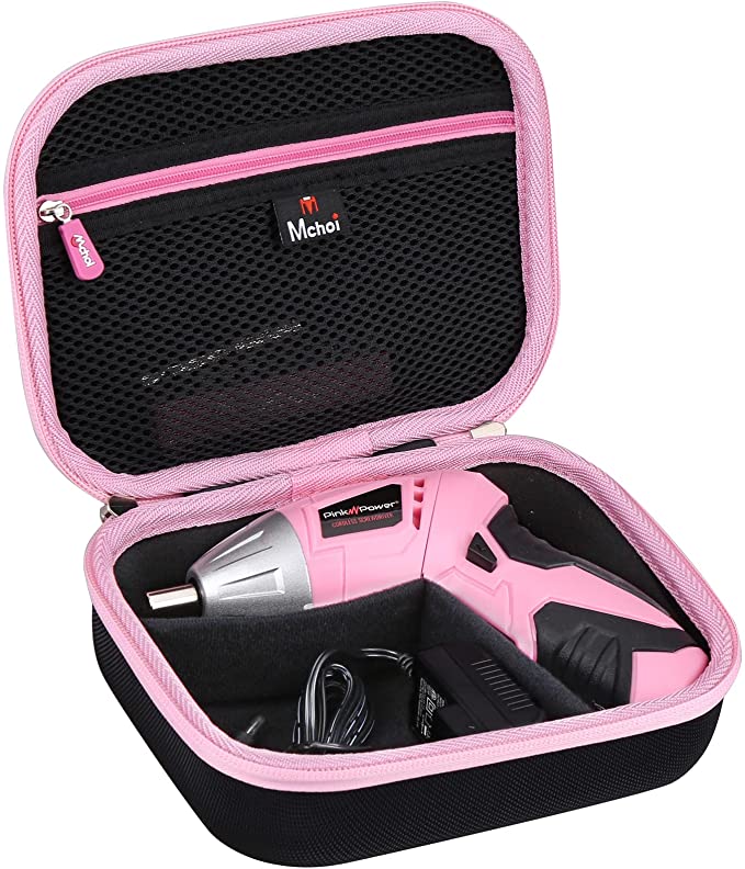 Buy Pink Power PP481 3.6 Volt Cordless Electric Screwdriver Compatible with Mchoi Hard Portable Case, CASE ONLY 