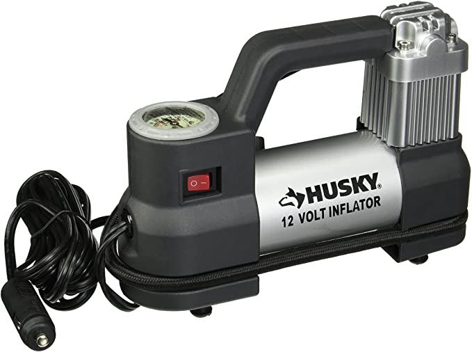 Buy Husky 12 Volt Inflator with 130-psi Pressure Gauge 