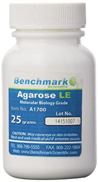 Buy A1700 Agarose LE Powder, Highly Purified for Molecular Biology, 25 g, Benchmark Scientific 