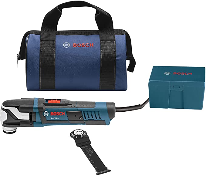 Buy GOP55-36B StarlockMax Oscillating Multi-Tool Kit with Snap-In Blade Attachment by BOSCH 