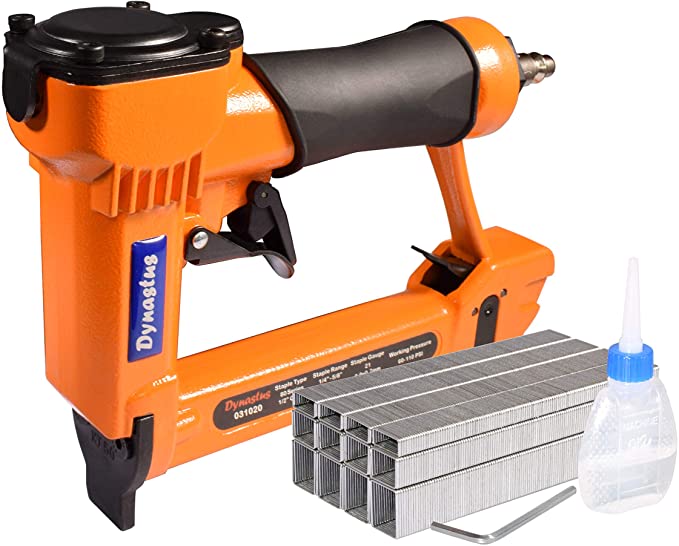 Buy Dynastus Pneumatic Upholstery Staple Gun, 21 Gauge 1/2