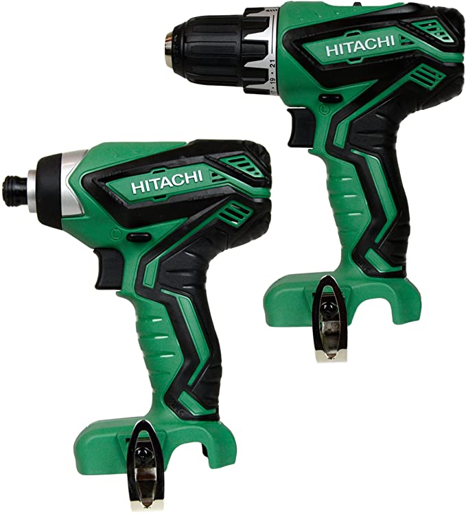 Buy (1) 12V Hitachi DS10DFL2 Drill Driver and (1) 12V Hitachi WH10DFL2 Impact Driver 