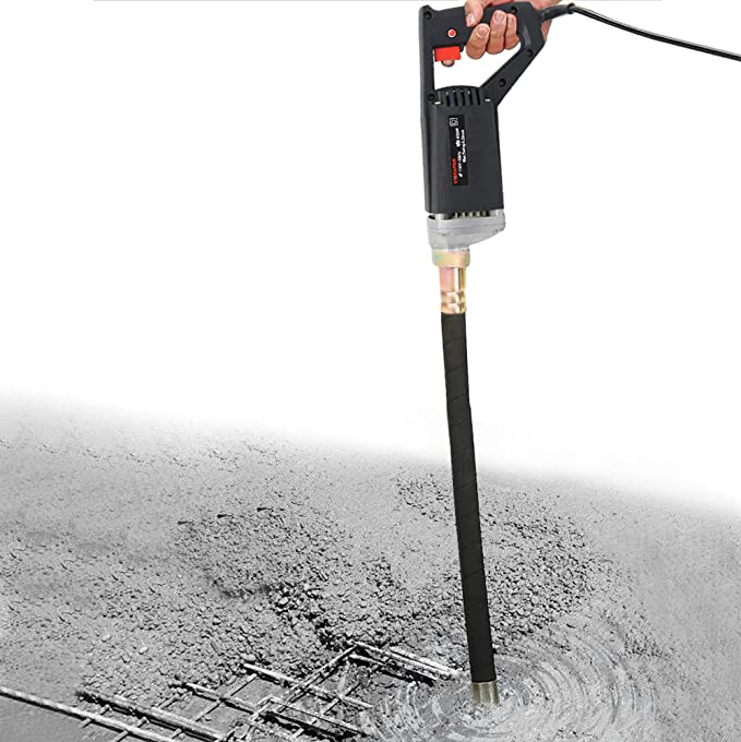 Buy YJINGRUI 5ft 110V Electric Concrete Vibrating Shaft Rod 3000 Vibrations Per Minute 800W Hand Held Concrete Vibrator 