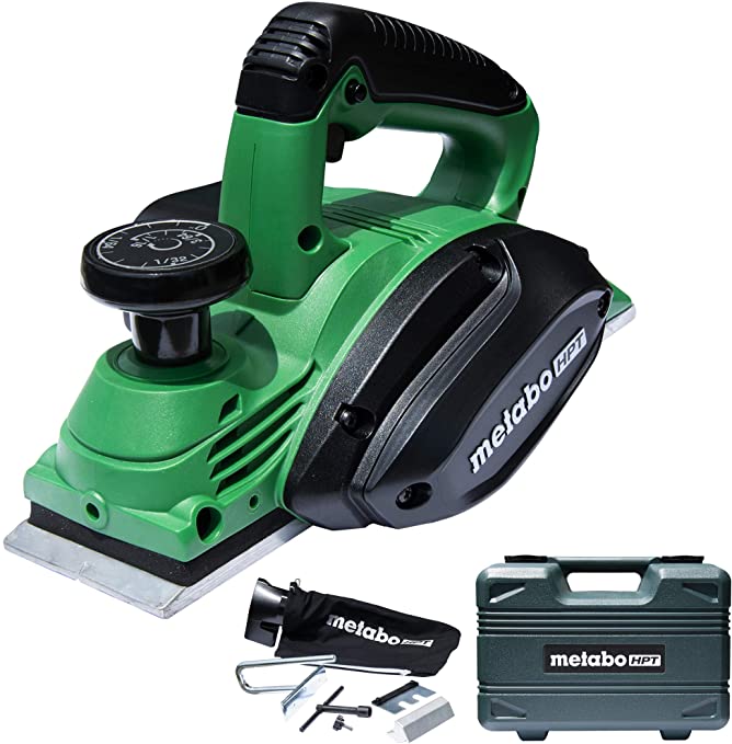 Buy Metabo HPT Handheld Planer, 3-1/4-Inch, 5.5-Amp Motor, Re-sharpable Blades, Built-in Kickstand, Case (P20STQS)  