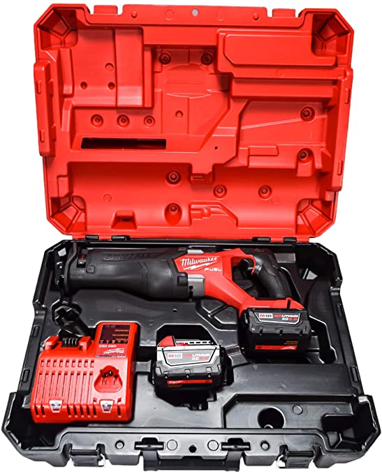 Buy SAWZALL Reciprocating Saw Kit Milwaukee 2821-22 18V Li-Ion Brushless Cordless 