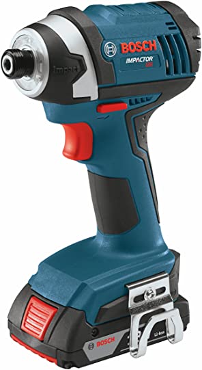 Buy Blue Bosch IDS181-102 18-Volt 1/4-Inch Hex Compact Tough Impact Driver with Slim Pack Battery 