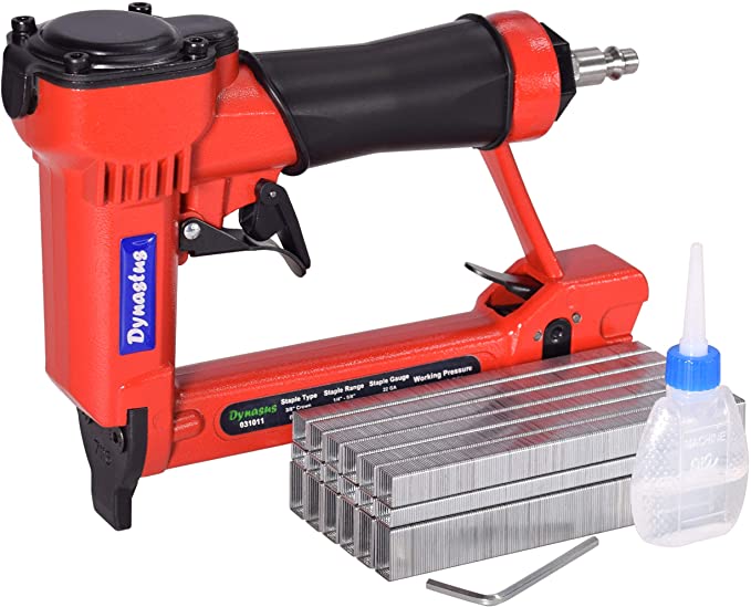 Buy Dynastus Pneumatic Upholstery Staple Gun, 22 Gauge 3/8