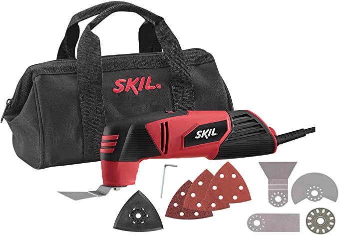 Buy SKIL 1400-02 Oscillating Kit, 120-Volt 2.0 Amp, Red 