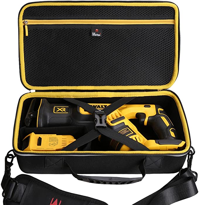 Buy Mchoi Hard Portable Case for DEWALT 20V MAX XR Reciprocating Saws (DCS354B/DCS367B/DCS387B), Case Only 