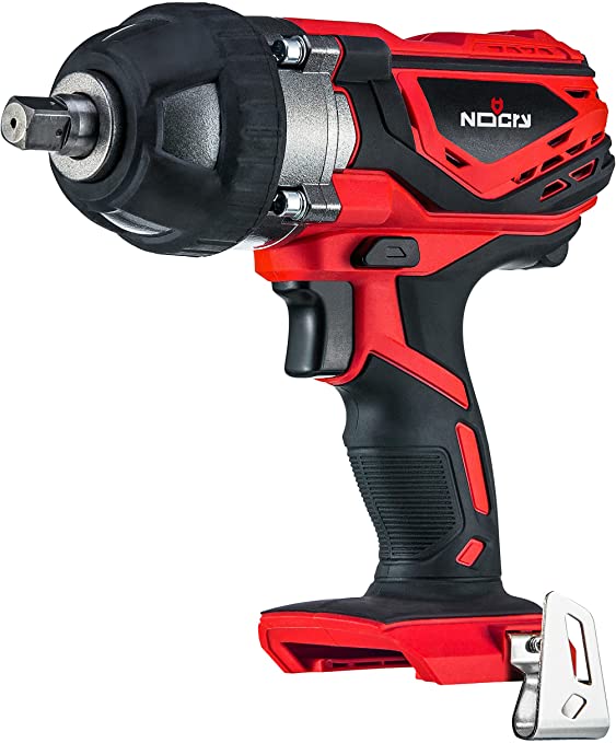 Buy NoCry 20V Cordless Impact Wrench - Bare Tool ONLY with 300 ft-lb (400 Nm) Torque, 1/2 inch Detent Anvil, 2700 Max IPM, 2200 Max RPM, and Belt Clip 