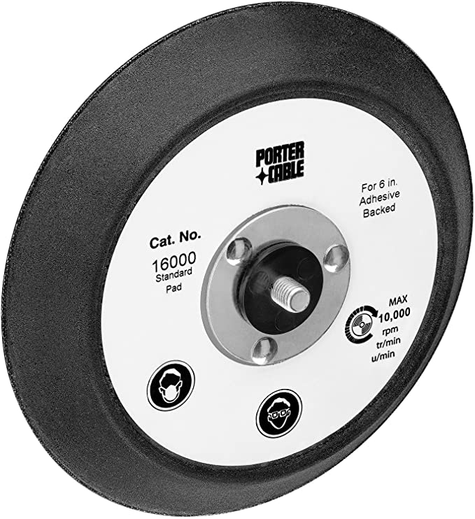 Buy PORTER-CABLE 16000 6 IN Standard Pad for Random Orbit Sanders 7336 and 97366 