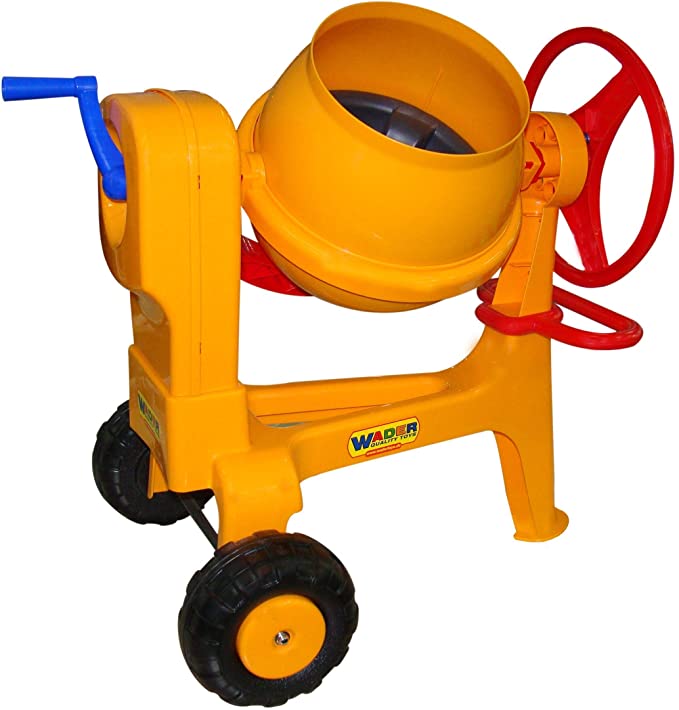 Buy Wader Quality Toys Yellow/Black Construction Cement Mixer 