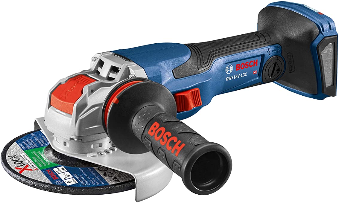 Buy Bosch PROFACTOR 18V SPITFIRE GWX18V-13CN Cordless X-LOCK 5-6 In. Angle Grinder with BiTurbo Brushless Technology and Slide Switch, Not Included 