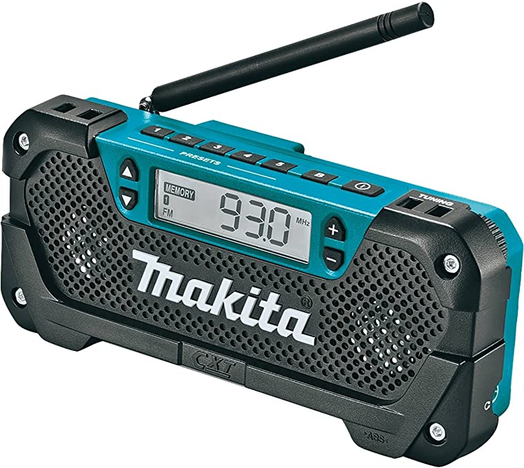 Buy Makita RM02 12V MAX CXT Lithium-Ion Compact Job Site Radio, Tool Only 