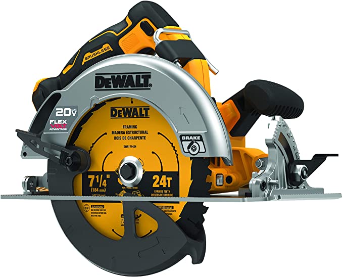 Buy 7-1/4-Inch Cordless DEWALT FLEXVOLT ADVANTAGE 20V MAX Circular Saw (DCS573B) 