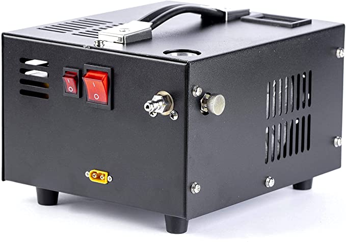 Buy 12v portable PCP air compressor 4500psi/310bar with 110v power supply pcp airgun compressor for tanks containing less than 0.6L 