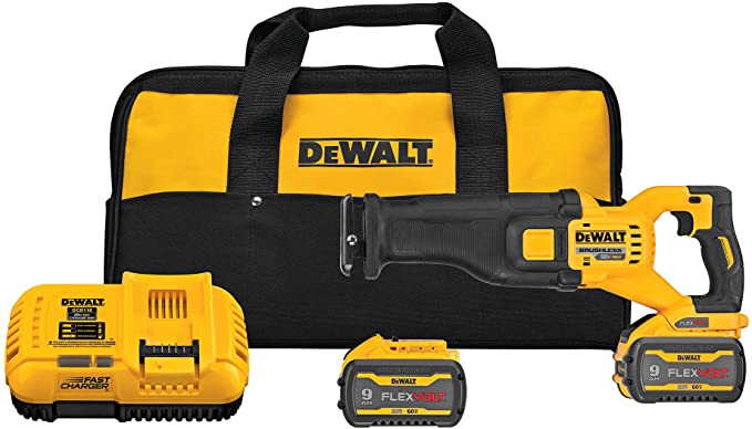 Buy DEWALT FLEXVOLT 60V MAX Cordless Reciprocating Saw Kit (DCS389X2)  