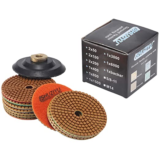 Buy Diamond Polishing Pads, LSHUZIYU. Grit 4