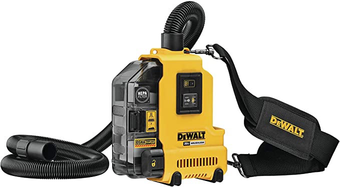 Buy DEWALT 20V MAX* Dust Extractor, Brushless, Universal, Tool Only DEWALT 20V MAX* Dust Extractor, Brushless, Universal, Tool Only DEWALT 20V MAX (DWH161B)  