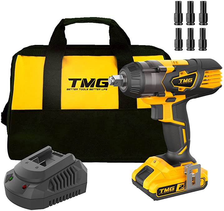 Buy 20V Cordless Impact Wrench Kit with 1/2