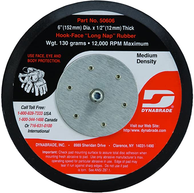 Buy 6-Inch Diameter Dynabrade 50606 Non-Vacuum Disc Pad 