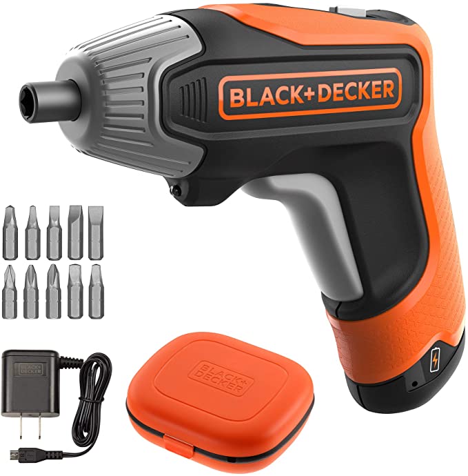 Buy beyond by BLACK+DECKER 4V MAX Cordless Screwdriver, 1-Inch Assorted Bits, Fast Charge (BCF611CBAPB)  