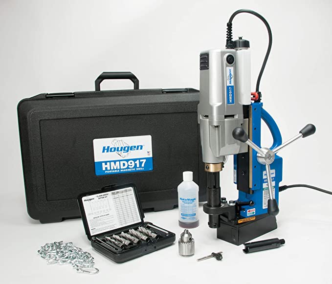 Buy Hougen HMD917 115-Volt Swivel Base Magnetic Drill 2 Speed/Coolant Bottle Plus 1/2