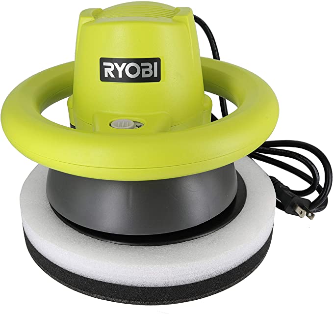 Buy Ryobi RB102G 0.75 Amp 3200 OPM Orbital Buffer with 6 Foot Cord and 2 Buffing Pads Included 